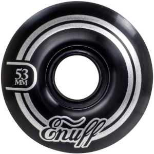 Enuff Refresher II 55D Skateboard Wheels - Black 53mm