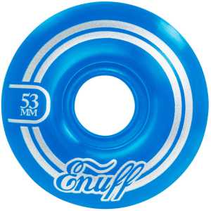 Enuff Refresher II 55D Skateboard Wheels - Blue 53mm