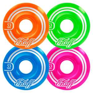 Enuff Refresher II 55D Skateboard Wheels - Disco 53mm