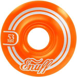 Enuff Refresher II 55D Skateboard Wheels - Orange 53mm