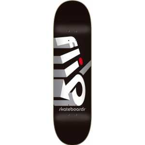 Flip Strobe Skateboard Deck - Black 8"