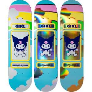 Girl Hello Kitty Rainbow Skateboard Deck - Geering 8"