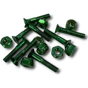 G-Tool Allen Skateboard Truck Bolts - Green 1&quot;