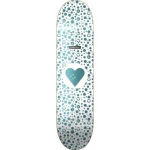 The Heart Supply Round Logo Spots Skateboard Deck - Teal 8"