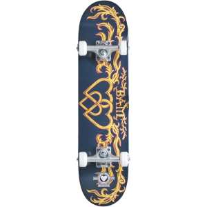 The Heart Supply Bam Margera Bamly Complete Skateboard - Blue 8"