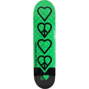 The Heart Supply Heimana Reynolds Pro Skateboard Deck - Heart Neon 8"