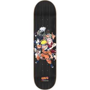 Hydroponic x Naruto Leaf Village Skateboard Deck - Black 8"