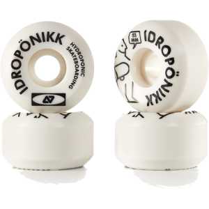 Hydroponic Hykea Skateboard Wheels - White 53mm