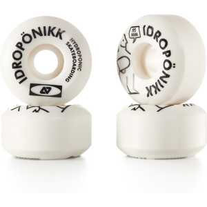 Hydroponic Hykea Skateboard Wheels - White 55mm