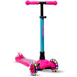 I-Glide 3-Wheel Kids Scooter - Pink/Aqua