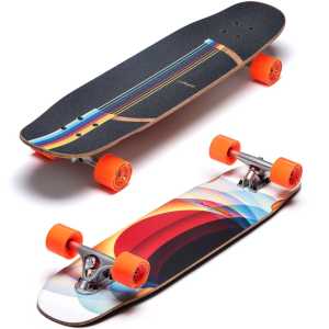 Loaded Chinchiller Big Chillin Complete Longboard - Love Handles Blue