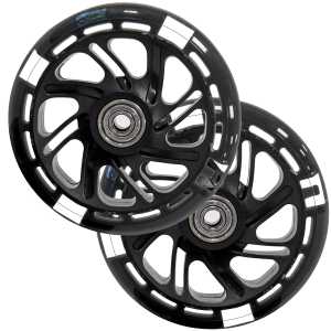 Rampage K1 Light Up 110mm Scooter Wheels - Black (Pair)
