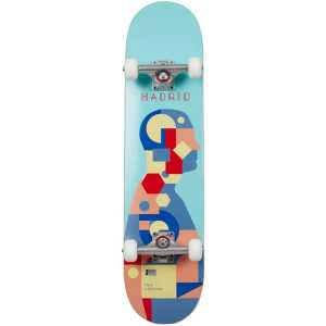 Madrid Legacy Exclusives Piechart Complete Skateboard - Teal 8.25"