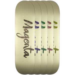 Magenta Brush Team Wood Skateboard Deck 8.25"