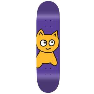 Meow Big Cat Complete Skateboard - Purple 8.25"