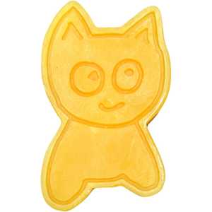 Meow Extra Large Skateboard Wax - Yellow