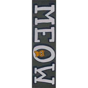 Meow Printed Skateboard Grip Tape - Logo 9"