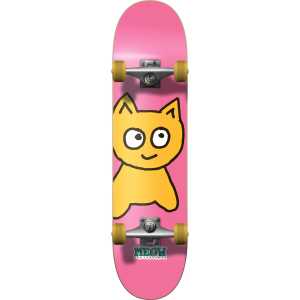 Meow Big Cat Complete Skateboard - Pink 7.25&quot;