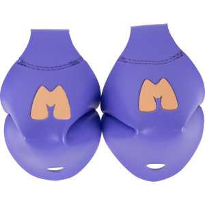 Moxi Beach Bunny Toe Caps - Periwinkle (Pair)