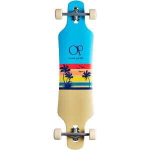 Ocean Pacific Sunset Drop Through Complete Longboard - Blue 39"