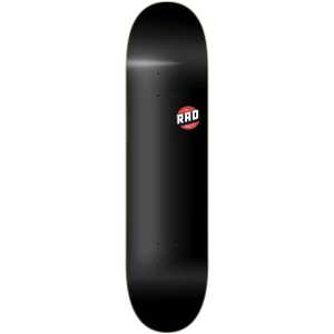 Rad Blank Logo Skateboard Deck - Black Maple 8"