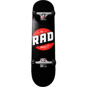 Rad Logo Progressive Complete Skateboard - Black 8.125"