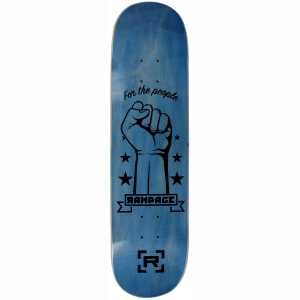 Rampage FTP Skateboard Deck - Blue 8.25&#039;&#039;