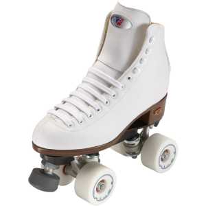 Riedell 111 Angel Quad Roller Skates - White