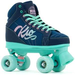 Rio Roller Lumina Quad Roller Skates - Navy/Green