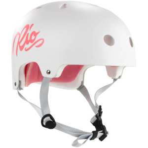 Rio Roller Script Helmet - White
