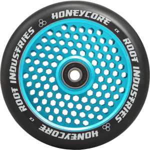Root Industries Honeycore 120mm Scooter Wheel - Black/Sky Blue