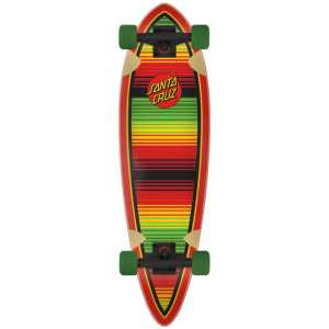 Santa Cruz Serape Dot Pintail Complete Longboard - Multi 33"