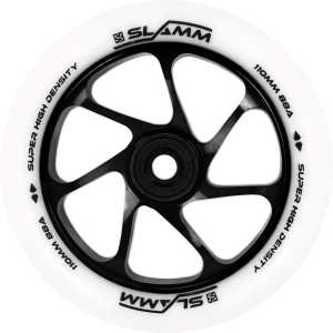 Slamm Team 110mm Scooter Wheel - White/Black