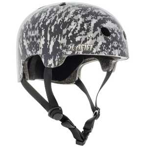 Slamm Logo Helmet - Grey/Camo