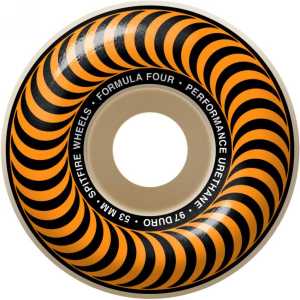 Spitfire Formula Four Classic 97a Skateboard Wheels - Natural 53mm (Pack of 4)