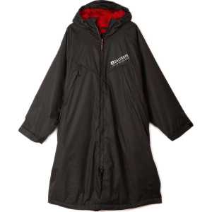 Saltrock Recycled Four Seasons Waterproof Changing Robe - Black/Red