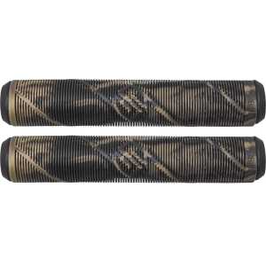 Striker Logo Scooter Grips - Black/Gold