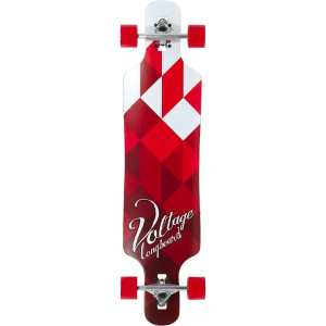 Voltage Drop Through Complete Longboard - White/Red 39"