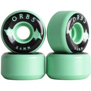Welcome Orbs Specters Solid Conical 99a Skateboard Wheels - Mint 54mm