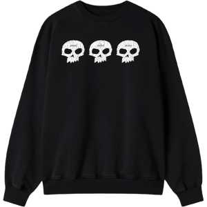 Zero Multi Skull Crewneck - Black