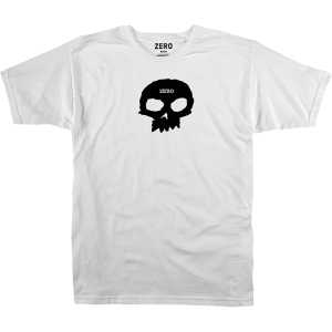 Zero Single Skull T Shirt - White