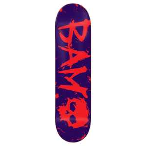 Zero Bam Skateboard Deck - Purple Blood 8.25"