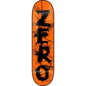 Zero Disorder 30 Year Reissue Skateboard Deck - Black/Orange 8.25"