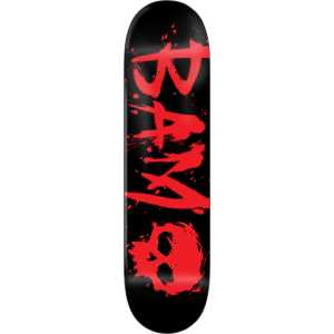 Zero x Bam Blood Skateboard Deck - Black 8.5"