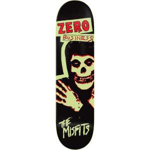 Zero x Misfits Horror Business Skateboard Deck - GITD 8.25"