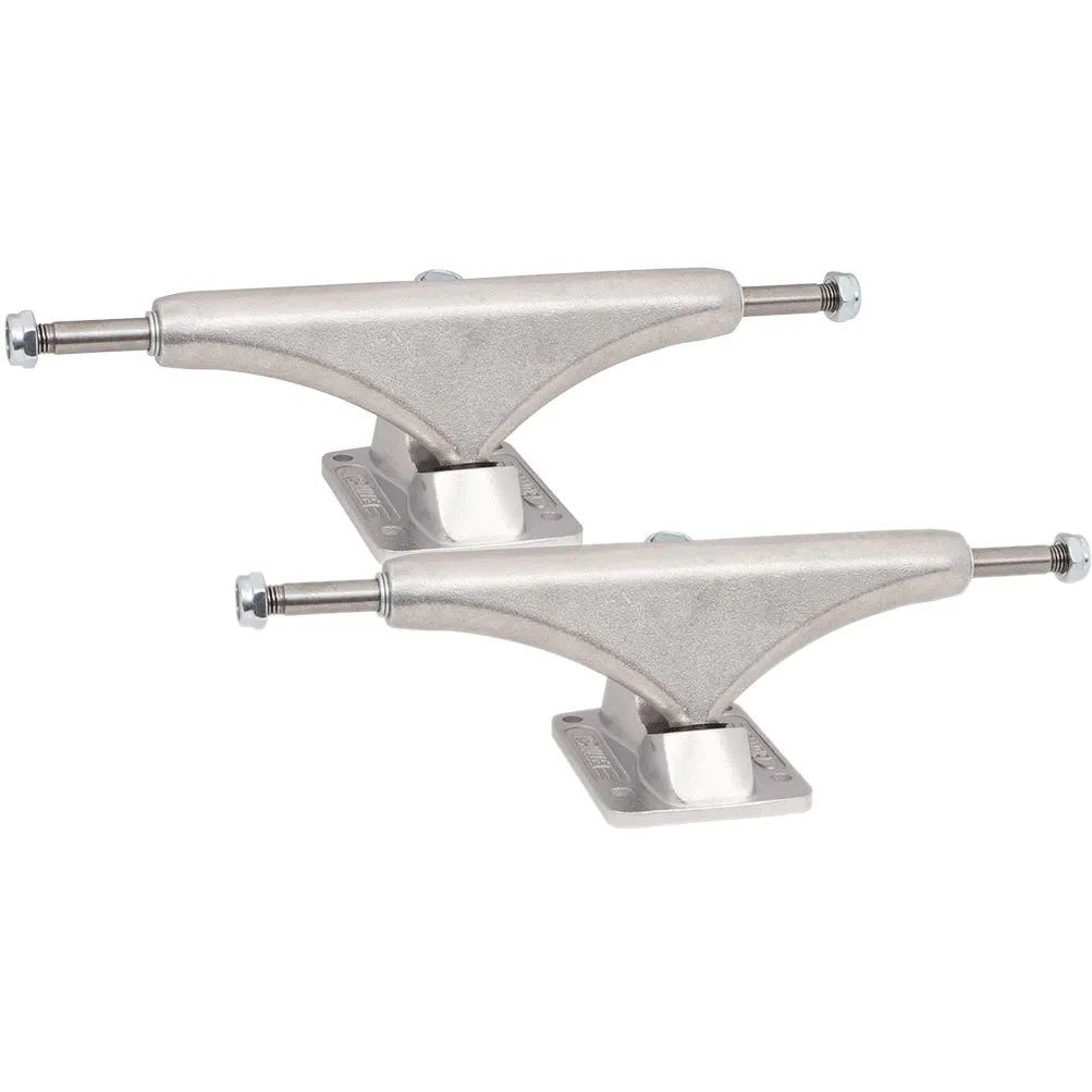 8.5" Pair Bullet 140mm Skate Truck Raw Silver For Deck Size 7.75" 