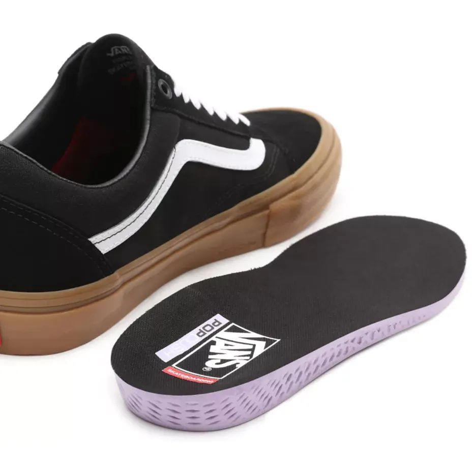 Vans Skate Old Skool Skate Shoes - Black/Gum | Vans Clothing UK | Vans  Womenâ€™s & Men's Clothes | SkateHut