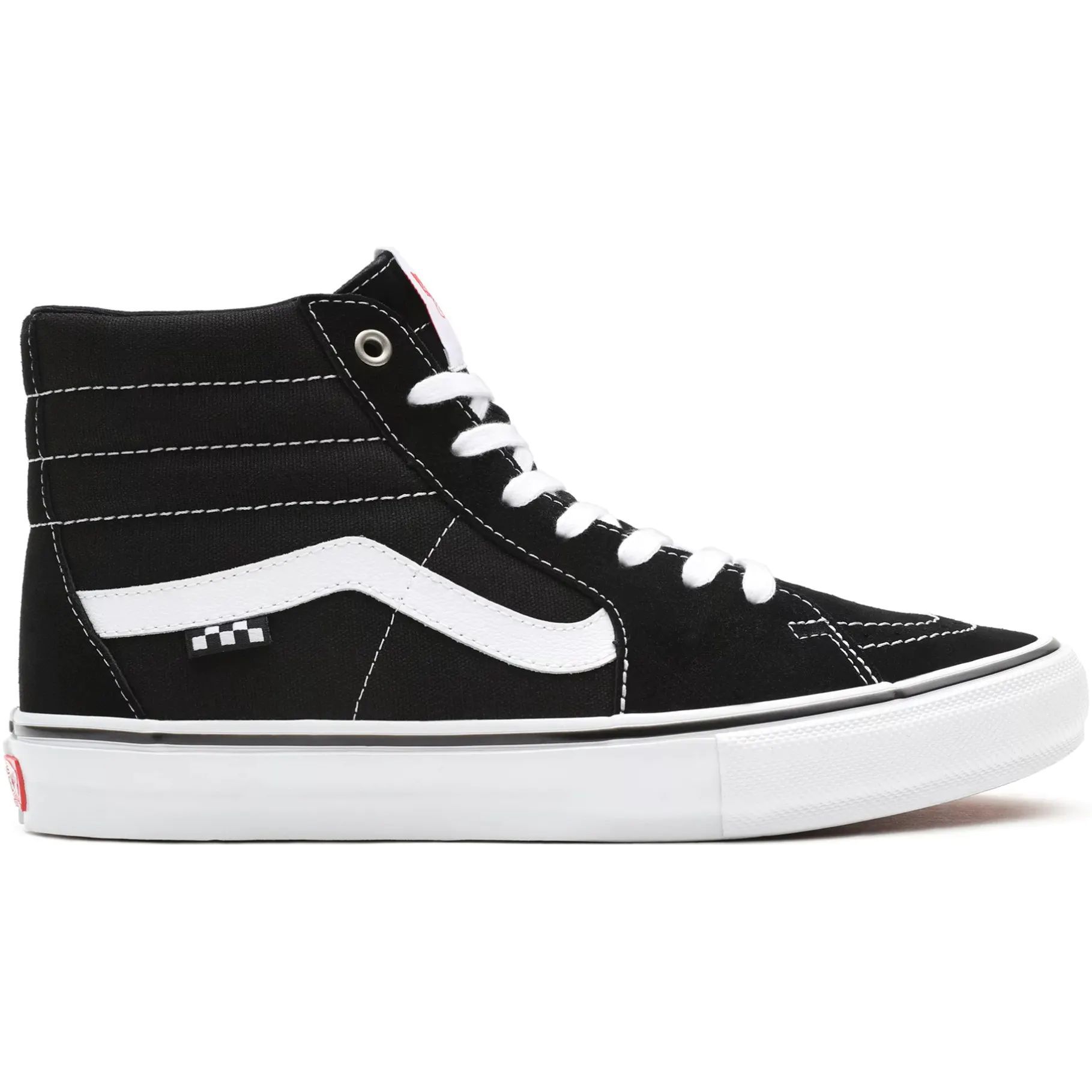 Vans Skate Sk8-Hi High-Top Skate Shoes - Black/White | Vans Clothing UK |  Vans Womenâ€™s & Men's Clothes | SkateHut