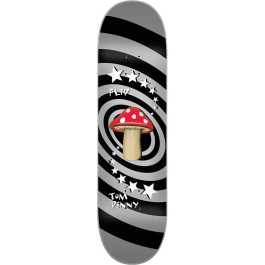 Flip Penny Mushroom Skateboard Deck - Silver 8'' | SkateHut