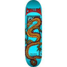 Powell Peralta Cab Chinese Dragon Skateboard Deck - Blue 7.75